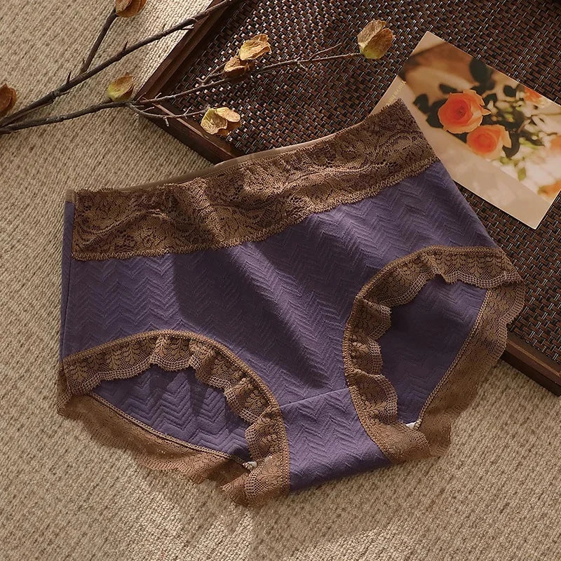 Roseveil plus size seamless high-waist cotton brief panty set full coverage for curvy women