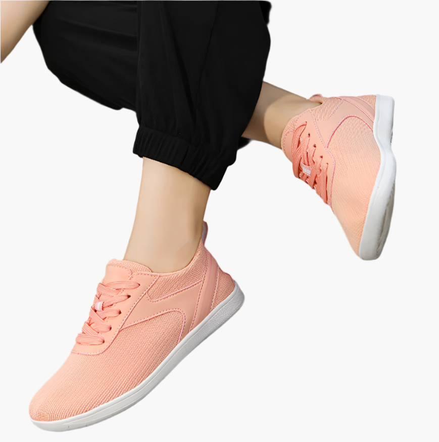 Unisex lightweight minimalist barefoot sneakers in neutral tones with wide toe box for natural feel