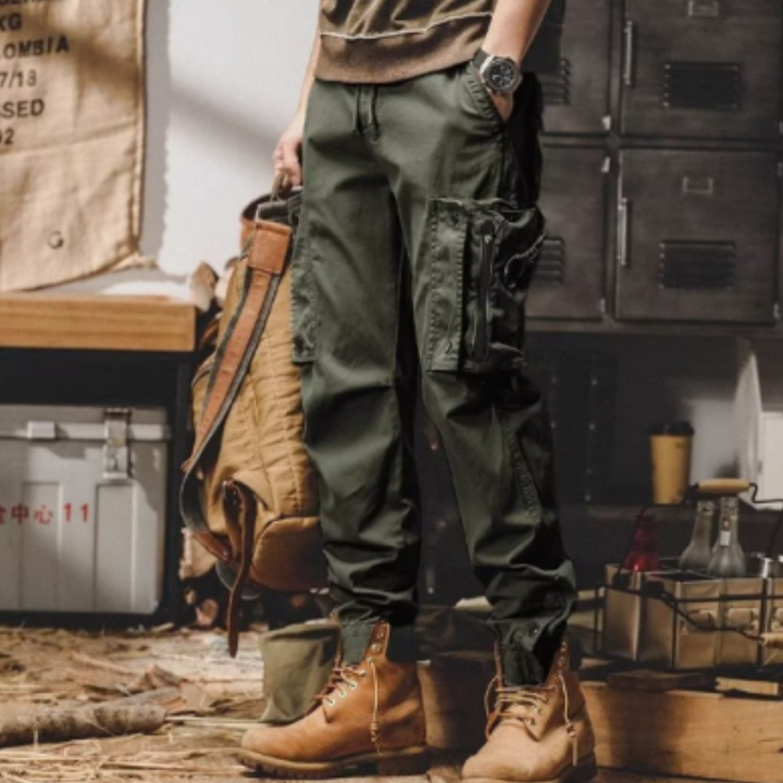 Men's ghost cargo pants multi-pocket durable outdoor trousers rugged everyday adventure style