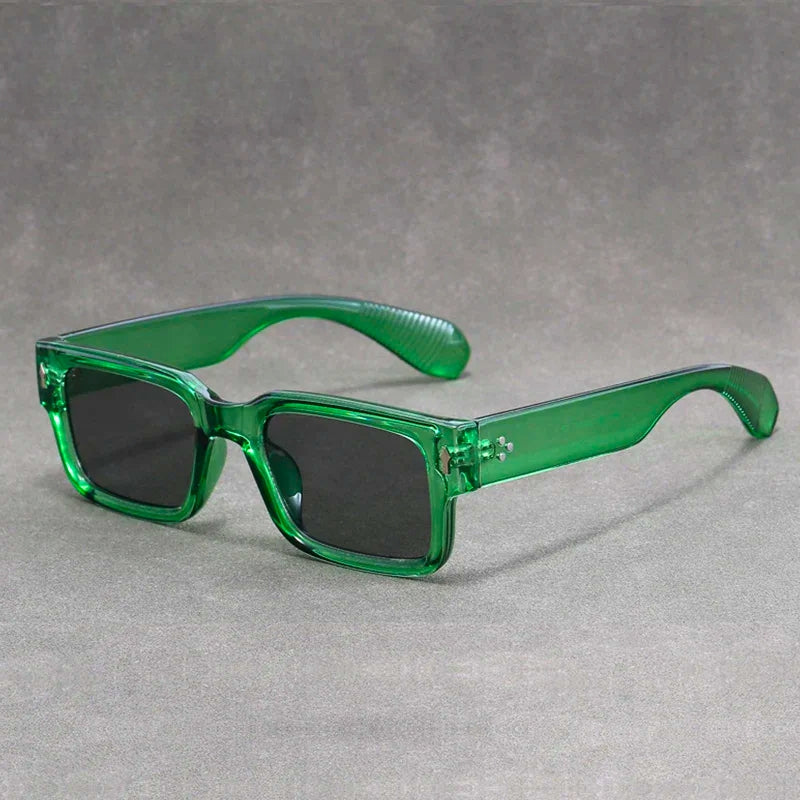 Alar retro rectangular sunglasses full UV protection scratch-resistant lenses timeless classic style