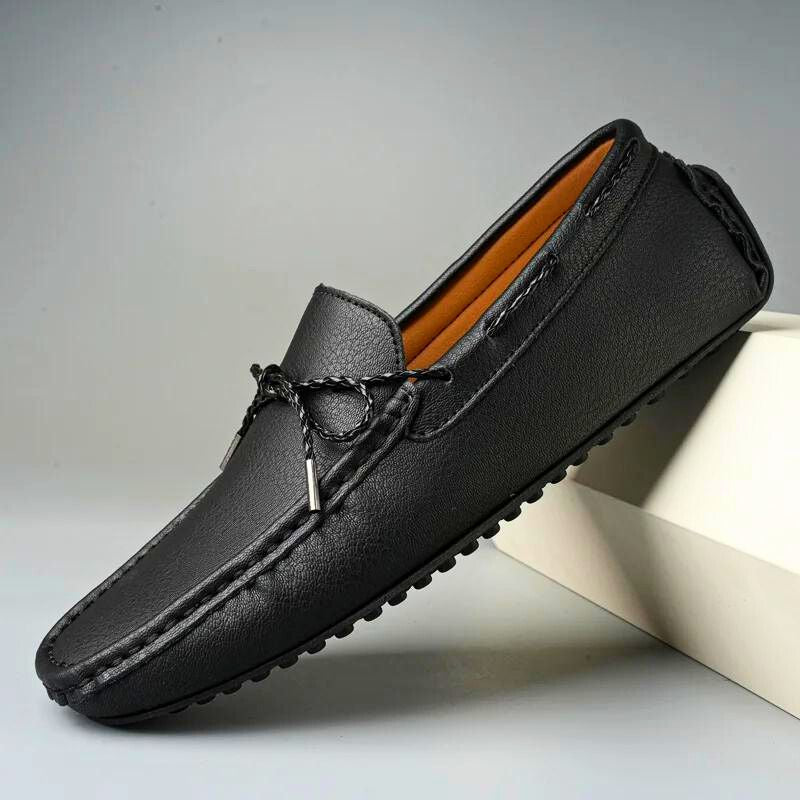 Verlyn brown genuine leather loafers cushioned arch support flexible sole professional style