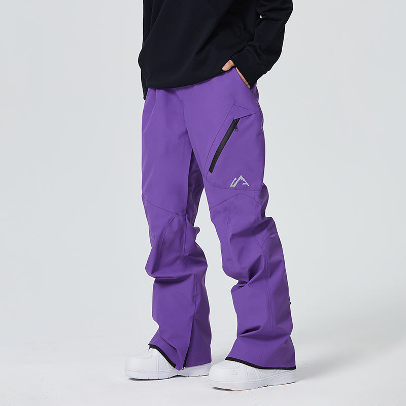 Women's Searipe SnowTech waterproof snow pants black 10K breathable fully taped seams ski trousers