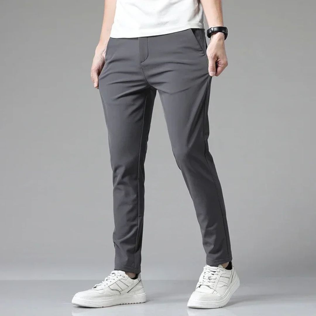 Gregory men's slim fit casual pants tailored silhouette versatile everyday comfort modern style