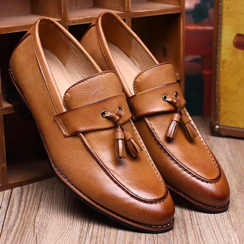 Nyron Bellini orthopedic moccasin toe loafers classic slip-on design for all-day comfort and support
