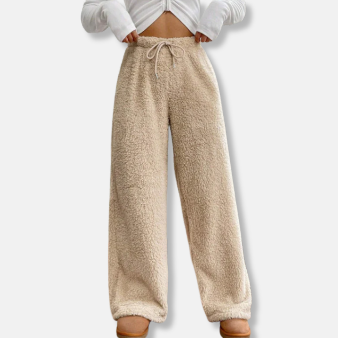 Women's sienna cotton-blend lounge pants loose full-length fit with soft breathable comfort