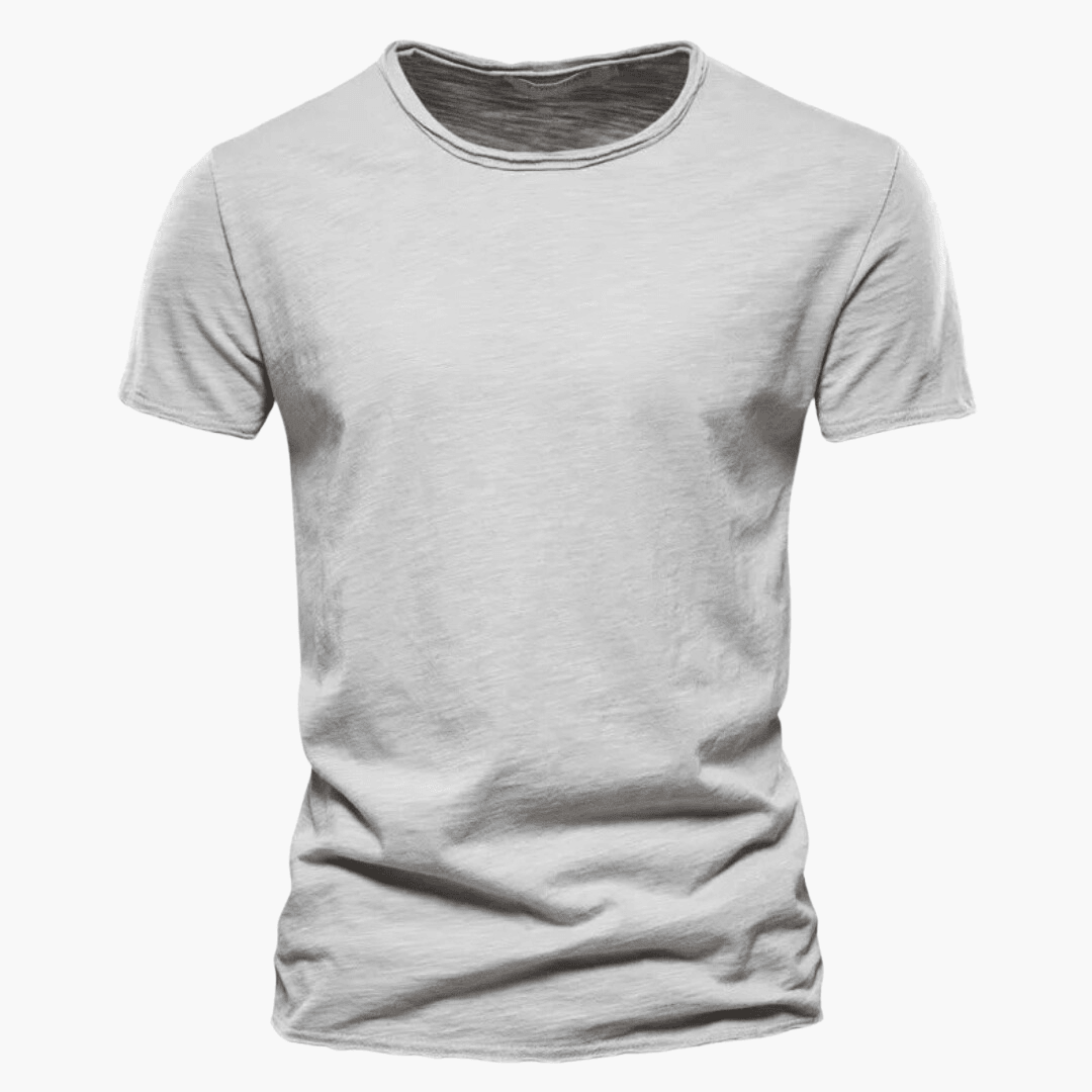 Men's casual fit gradient t-shirt lightweight breathable summer tee with color-fade design