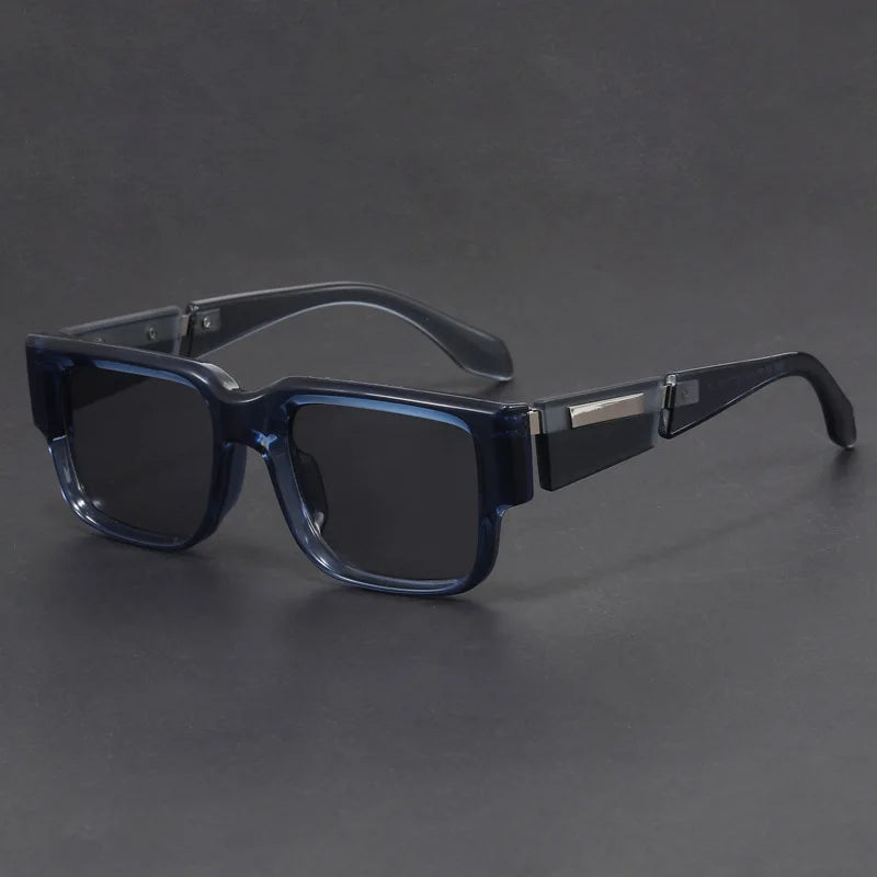 Sovereign square sunglasses bold thick frame retro-inspired UV protection unisex fashion shades