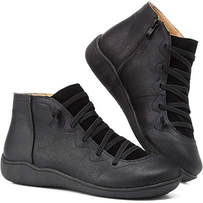 Mirabel women's boots sleek black leather supportive fit versatile everyday dress style