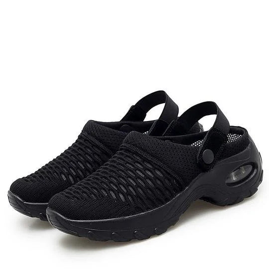 Women's Nordic Flair ergonomic walking shoes with air-cushioned sole for lightweight all-day comfort