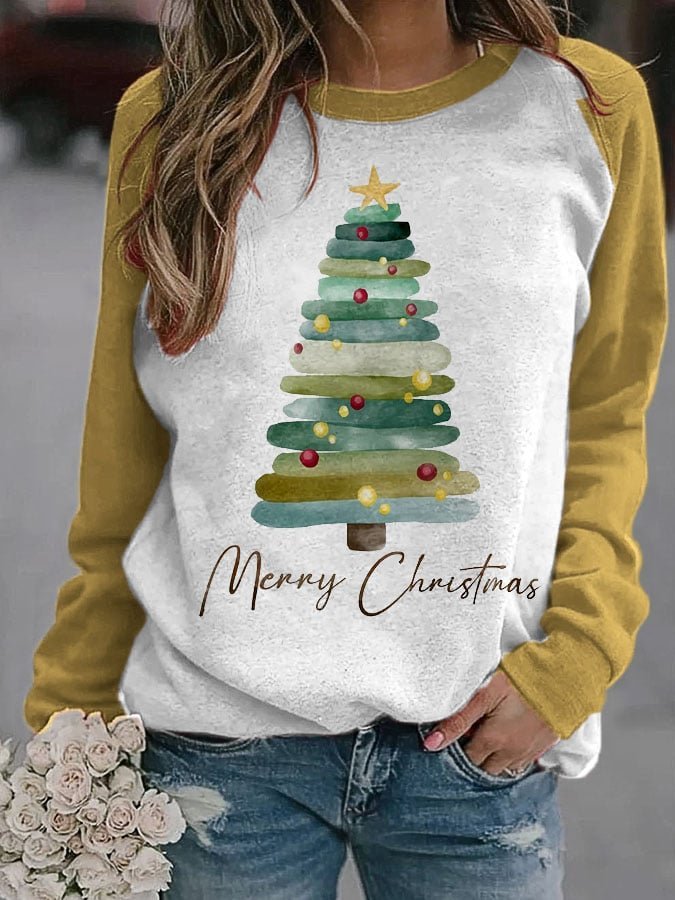 Women's comfort fit knit sweater with bold 3D digital print, contemporary style in vegan fabric