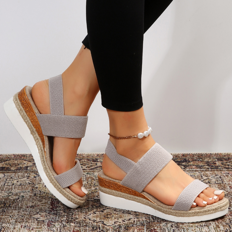 Kaly women's elegant sandals beige ergonomic slim feminine silhouette all-day comfort support