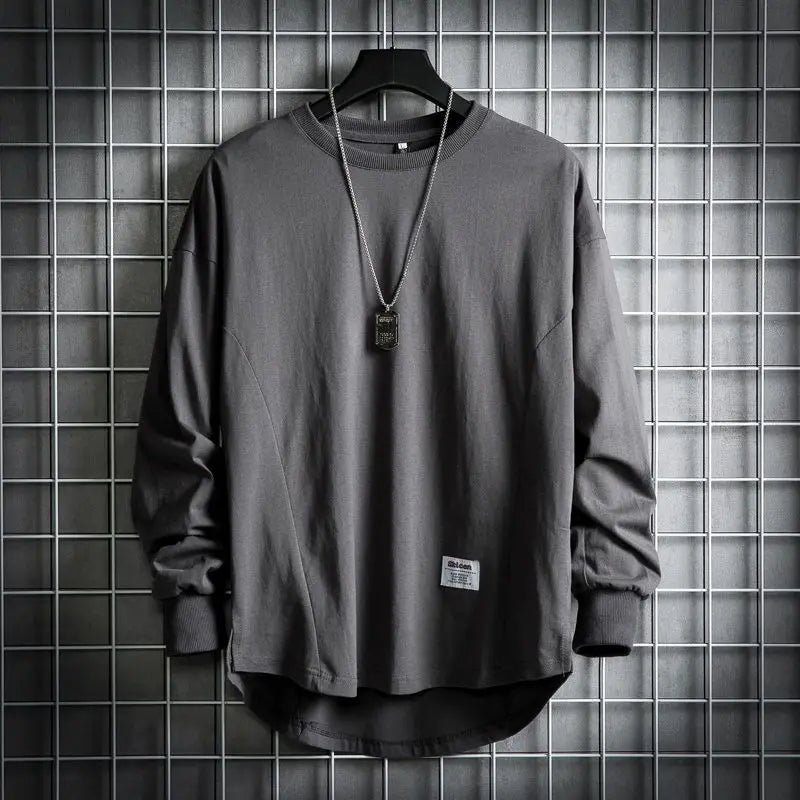 Men's Dario cotton long sleeve shirt structured regular fit versatile winter essential everyday warm comfort