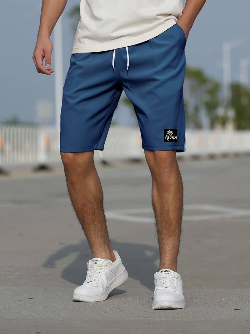 Men's camouflage double-layer shorts, rugged outdoor style with bold camo print and durable design