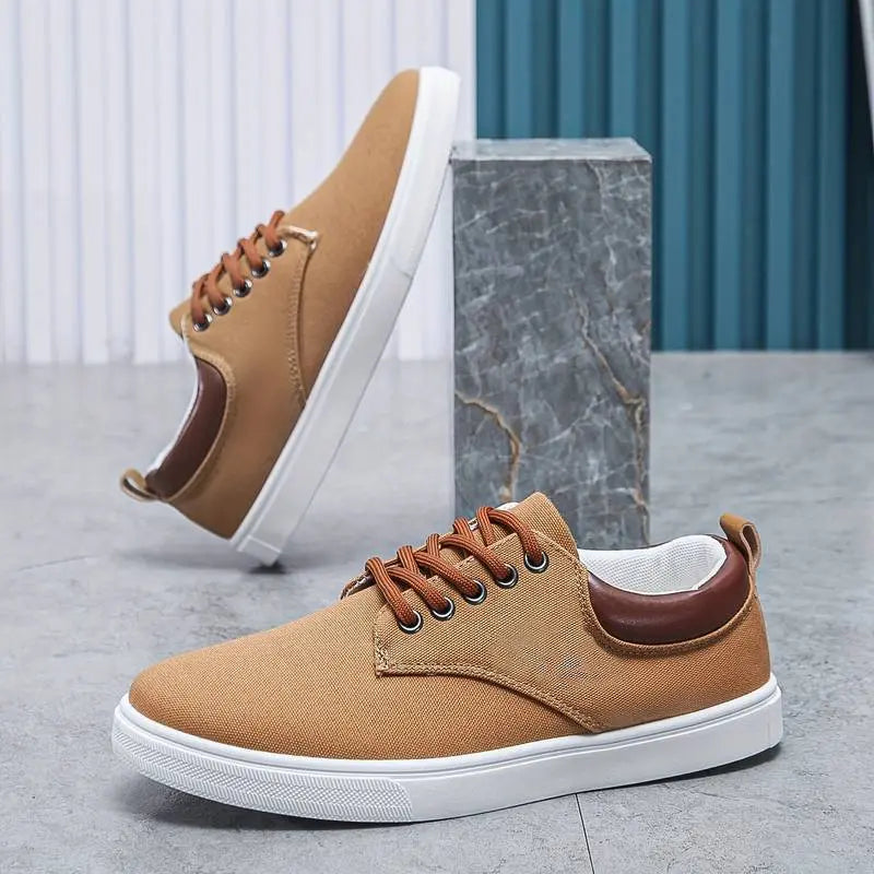 Valiant white canvas sneakers unisex low-top timeless design with reinforced toe cap