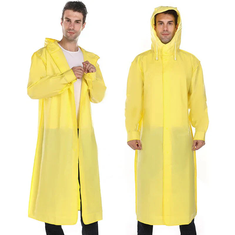 Frits unisex waterproof winter raincoat in neutral tone, stylish windproof cut for men and women