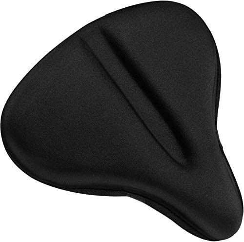Wide gel bike seat cover for stationary spinning bikes - Urbann-Vibe