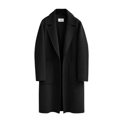 Susanne women's long wool coat classic tailored cut timeless elegance with refined details