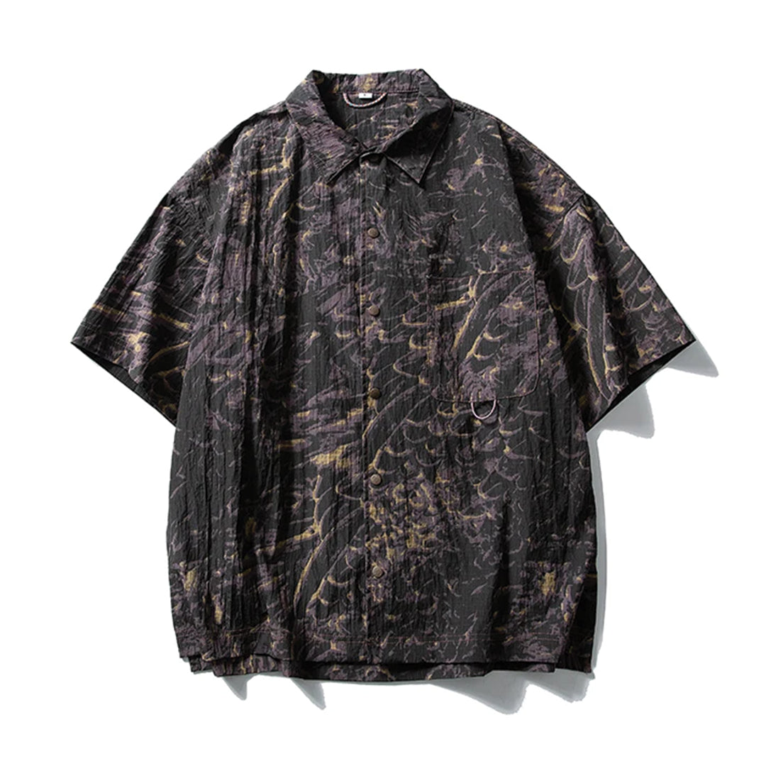 EchoTrek Delta camouflage shirt lightweight water-resistant nylon relaxed-fit urban outdoor top