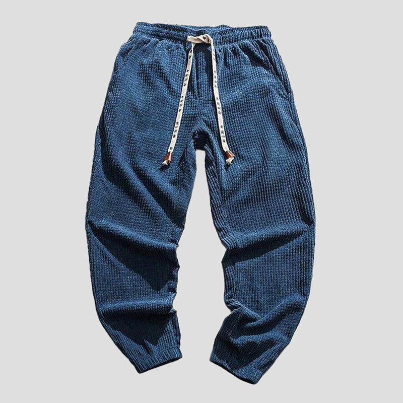 Nazar urban style pants relaxed fit with adjustable cord waistband for everyday versatility