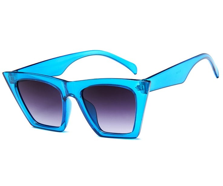 Women's vintage UV400 sunglasses lightweight plastic frame retro luxurious style UV protection