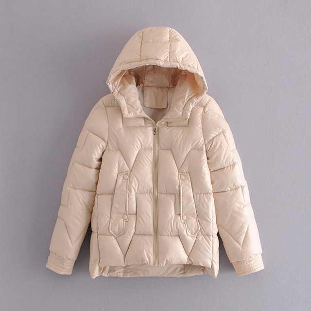 Women's slim fit winter jacket in blue black or khaki urban chic style with cozy insulated warmth
