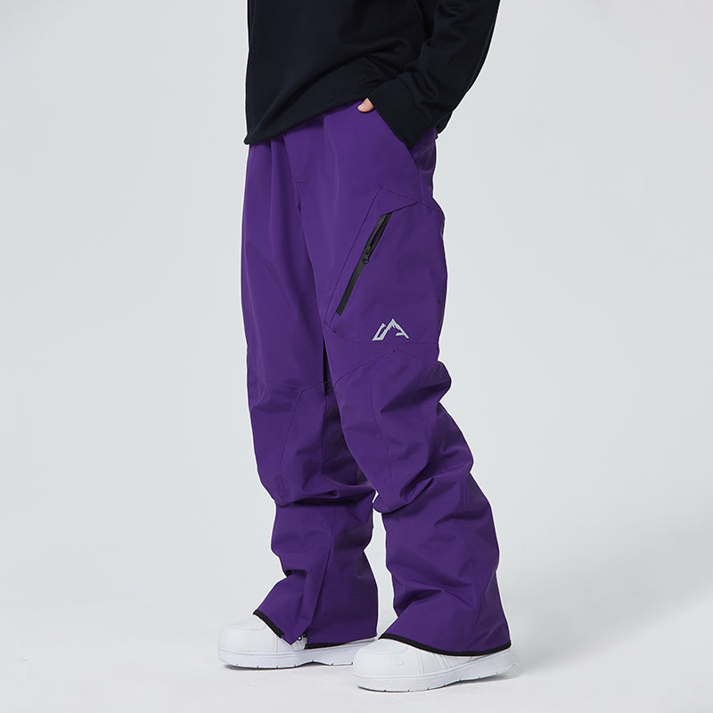 Women's Searipe SnowTech waterproof snow pants black 10K breathable fully taped seams ski