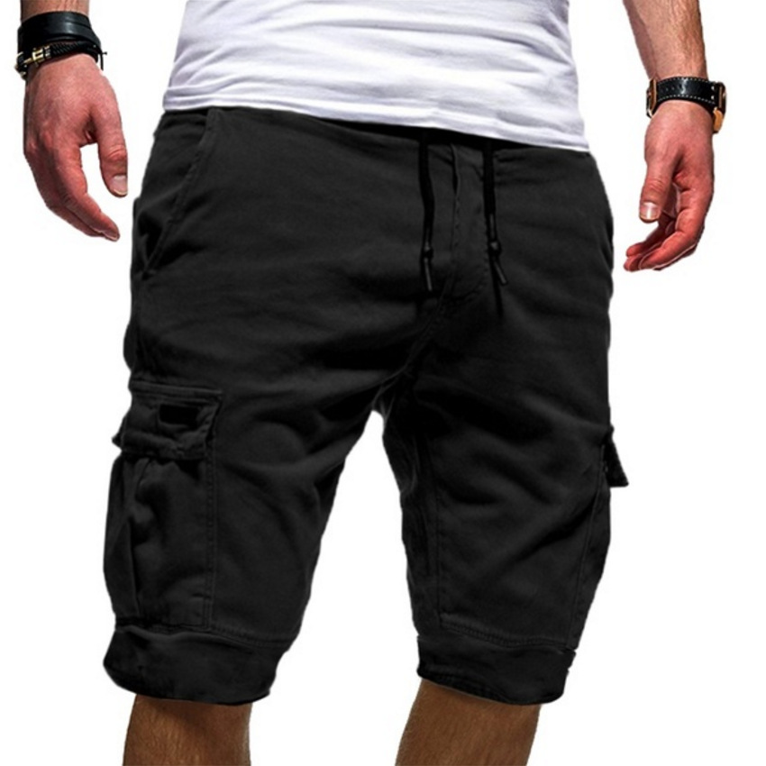 Men's lightweight cargo shorts classic fit breathable versatile everyday wear with multiple pockets