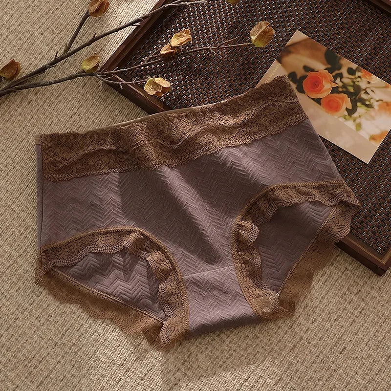 Roseveil plus size high-waist seamless cotton brief set full coverage curvy women breathable