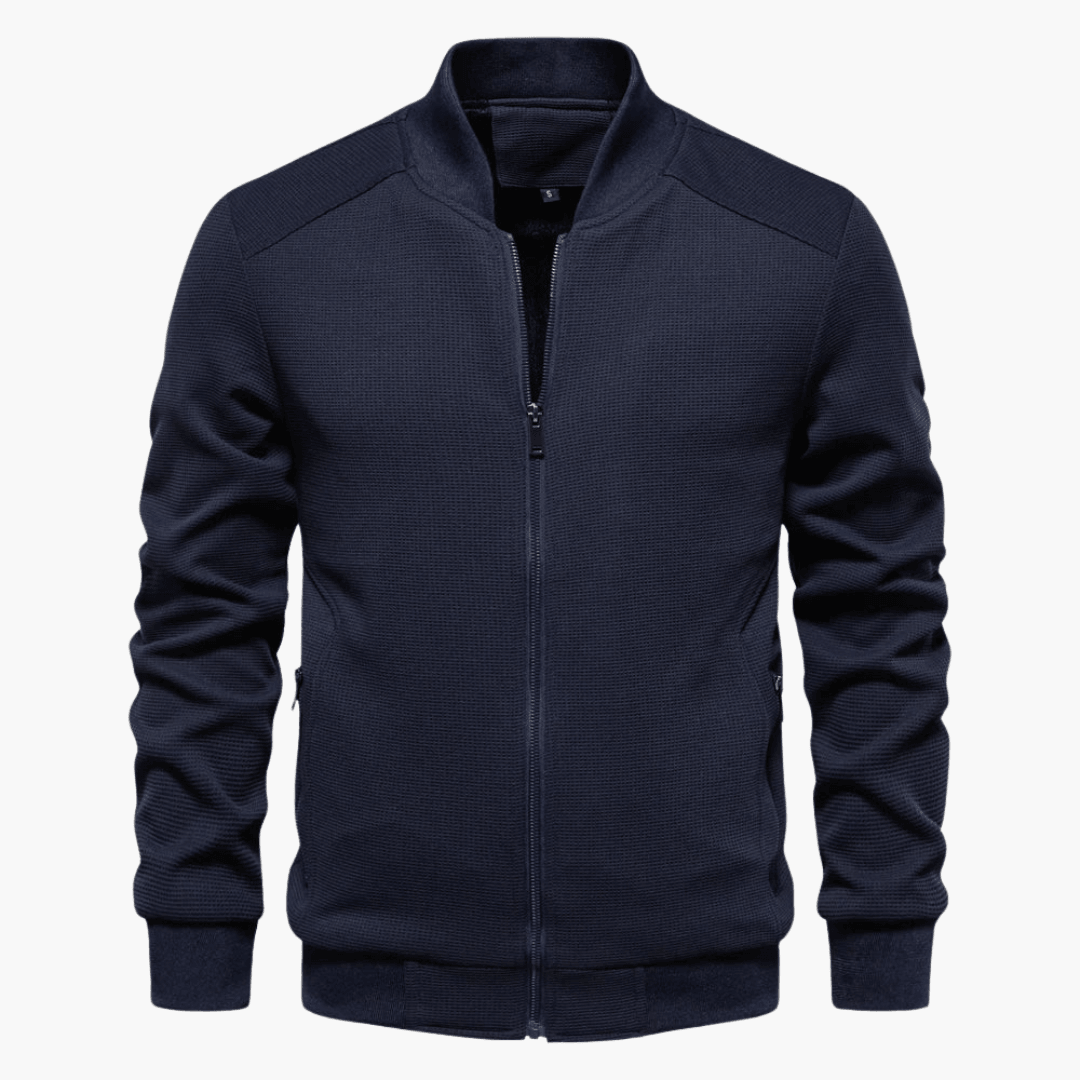 Men's premium tailored jacket versatile office-to-casual style with modern slim fit design