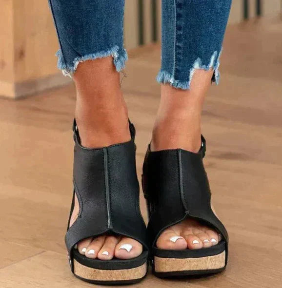 Women's ALIA orthopedic wedge sandals with spine support comfortable stylish everyday footwear