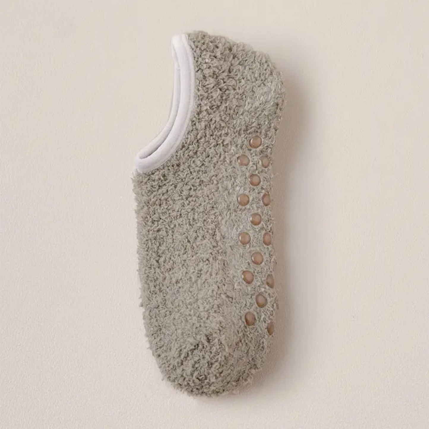 Loft coral fleece grip socks 4-pair set with silicone anti-slip soles for cozy home comfort