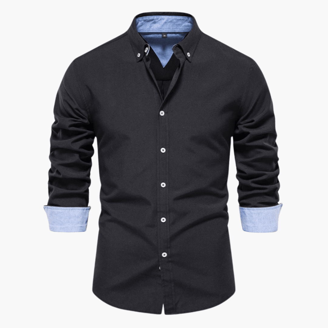 Classic men's dress shirt versatile slim cut professional button-down for formal and everyday wear