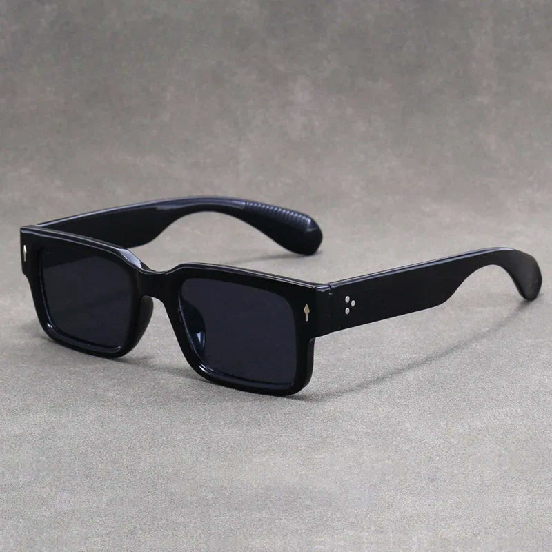 Alar retro rectangular sunglasses with full UV protection and scratch-resistant lenses for all-day wear