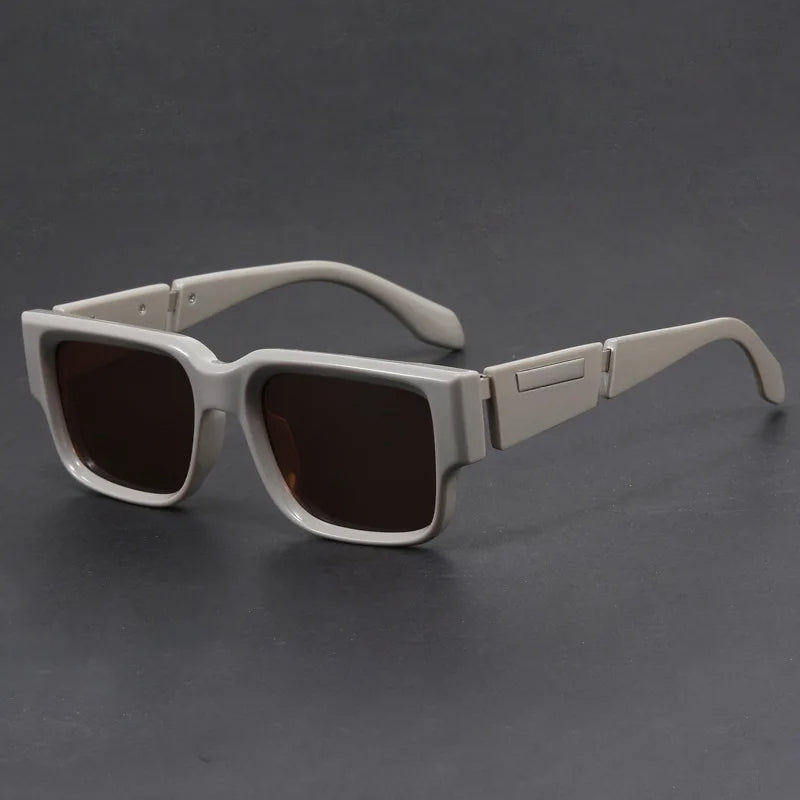 Sovereign square sunglasses bold thick frame retro UV protection fashion-forward unisex eyewear
