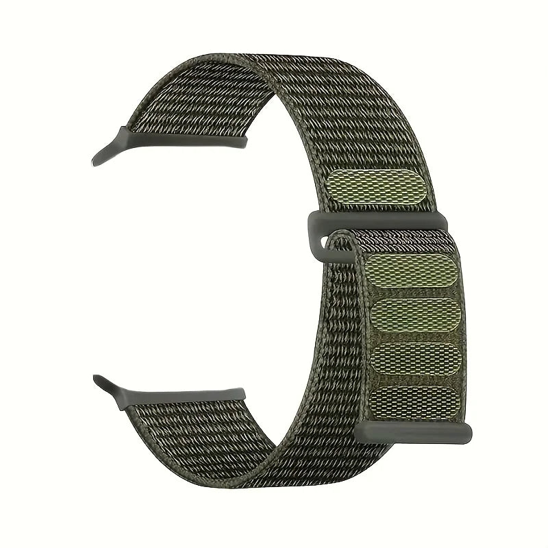 Vivid dual-tone nylon Apple Watch band lightweight breathable quick-dry sport strap for athletes