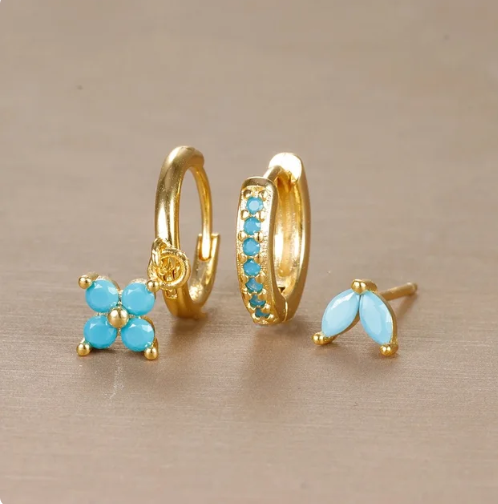 Sofie elegant women's earring set studs and hoops modern versatile jewelry for everyday or special occasions