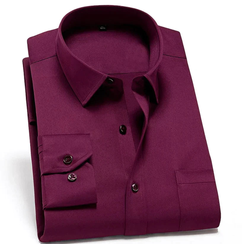 Levi's stretch dress shirt wrinkle-resistant fabric slim fit for office and casual all-day wear