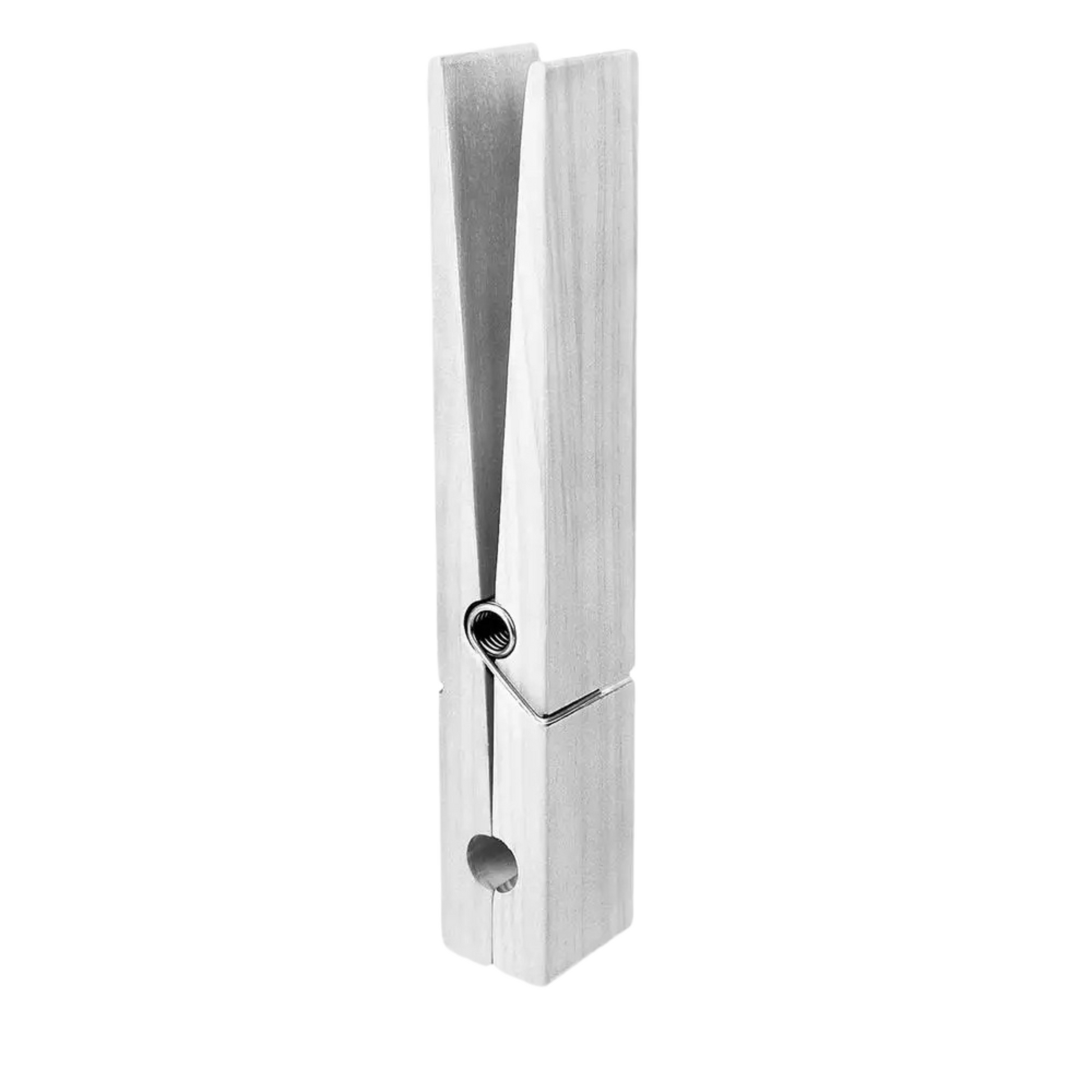 Oversized solid wood towel clamp set wall-mounted sculptural hooks natural finish no-tool install