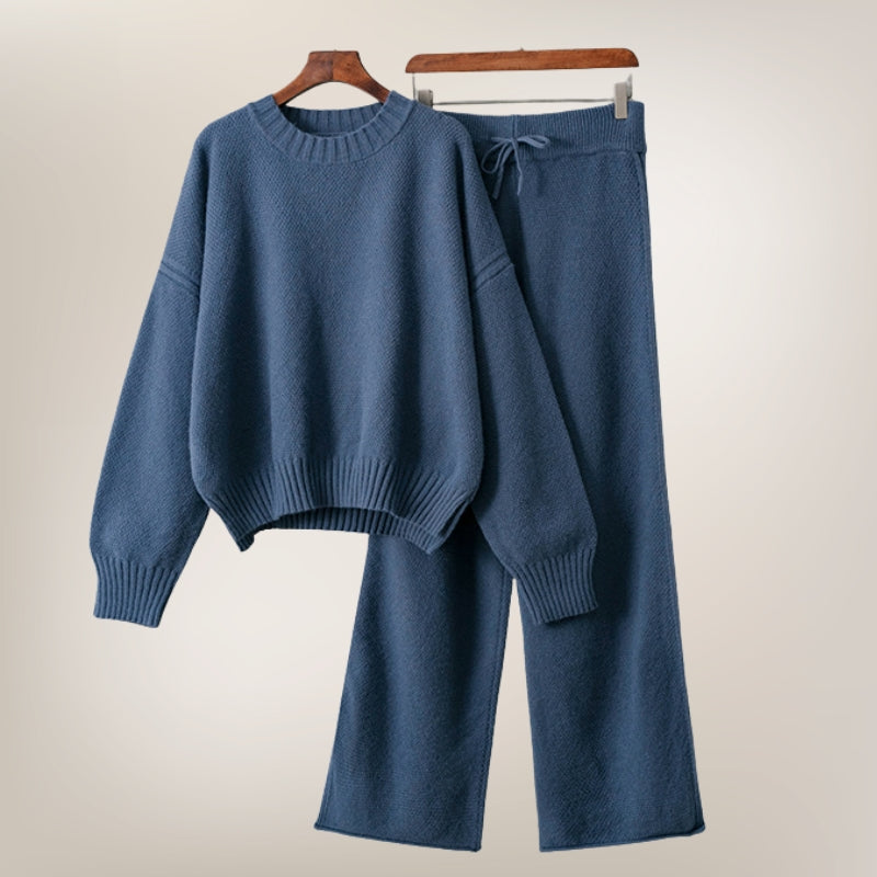 Tory Esten women's loungewear two-piece set relaxed fit soft breathable coordinated top and bottom