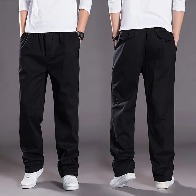 Relaxed-fit casual cargo pants with multiple handy pockets, durable everyday style