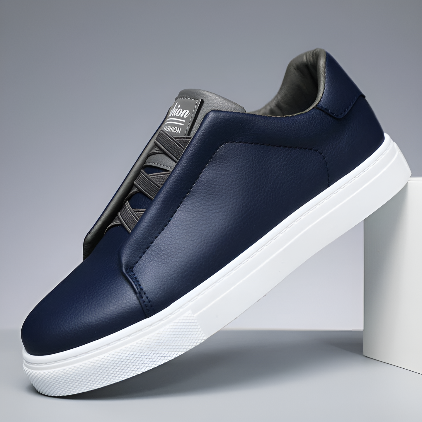 Khalil classic sneaker neutral tones low-profile silhouette cushioned sole for all-day professional comfort