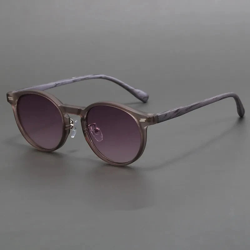 Lumiere unisex sunglasses imitation wood frame scratch-resistant UV400 lenses timeless artisan style
