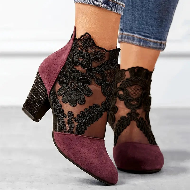 Hayden women's lace-up shoes floral leather design elegant feminine comfort timeless style