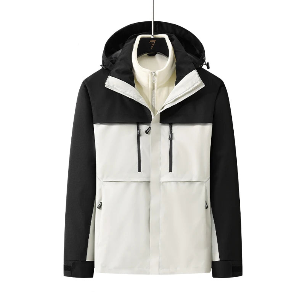 Women's structured fit ski jacket soft color palette insulated for active outdoor winter wear