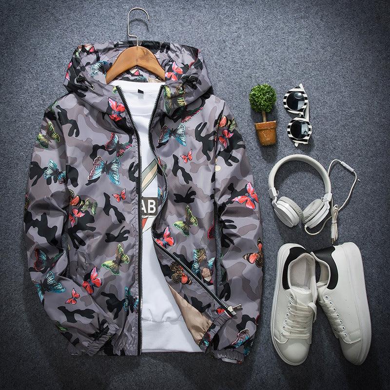 Unisex herbal jacket natural tones relaxed silhouette sustainable all-season versatile design