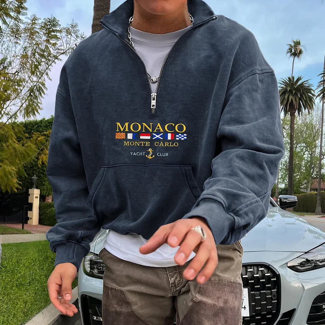 Men's premium cotton hooded sweatshirt versatile cozy pullover for casual and polished everyday wear