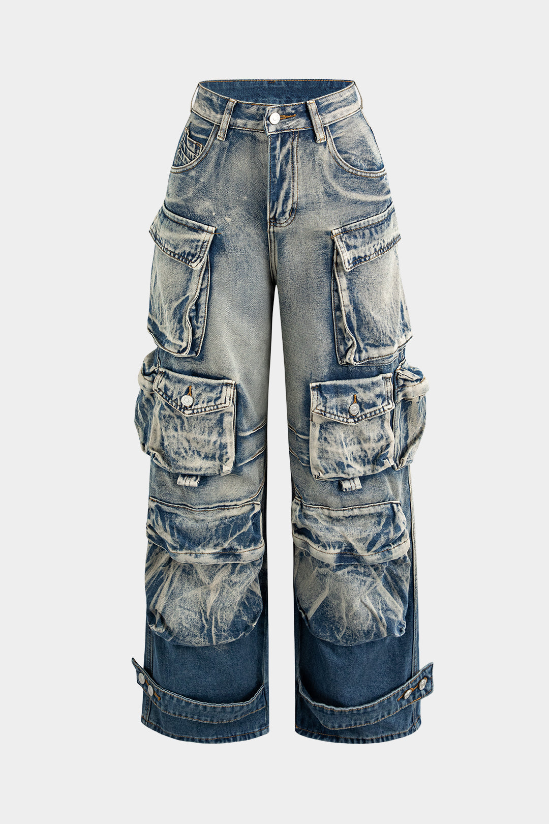Women's olive cargo pants modern urban cut multi-pocket design everyday comfort versatile style