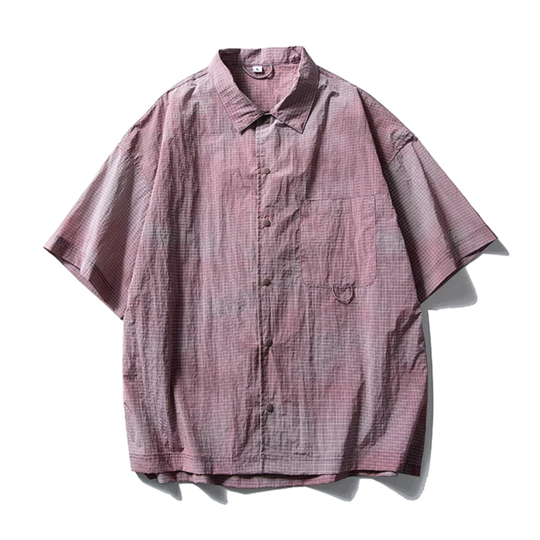 EchoTrek Delta camouflage lightweight nylon shirt water-resistant relaxed fit for city and trail