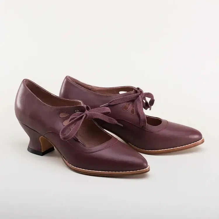 Women's black leather orthopedic heels elegant high-end comfort design with supportive sole