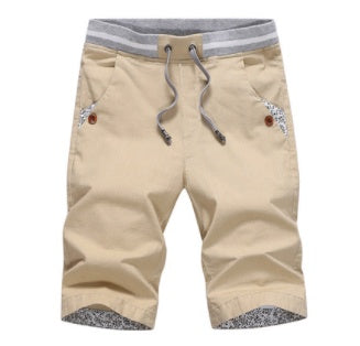 Men's casual drawstring shorts straight fit lightweight cotton sporty everyday comfort outdoors